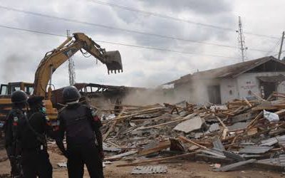 Lagos begins demolition of illegal structures in VI, Ikoyi