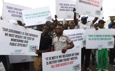 Nigerians take to streets to protest economic policy