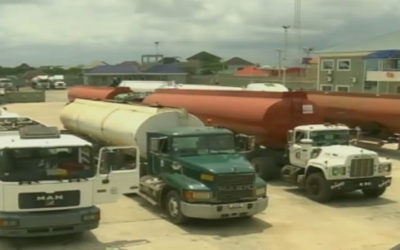 Oil tanker truck drivers on nationwide strike