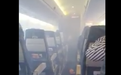 Passengers panic as smoke engulfs Aero Contractors plane