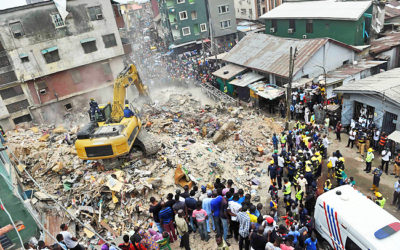 At least 8 dead after building collapse in Lagos