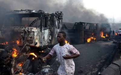 Lagos fuel truck blaze kills at least nine
