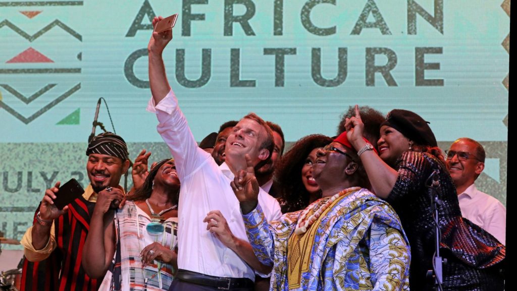 Macron’s unconventional visit to Nigeria was low on policy but high on culture