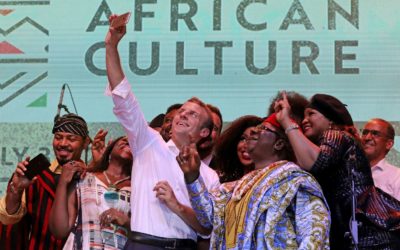 Macron’s unconventional visit to Nigeria was low on policy but high on culture